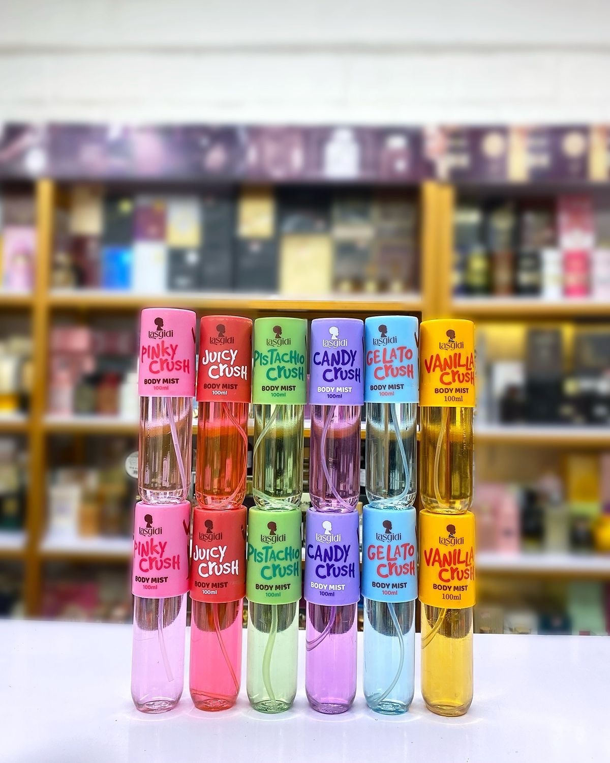 Brume vanilla /gelato /pinky /candy/ juicy/ pistacho crush
